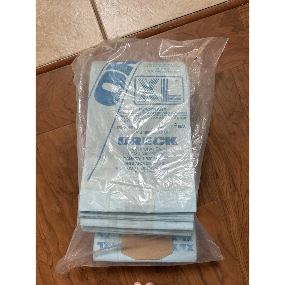 (25ct) Oreck XL PK800025 Upright Vacuum‎ Bags 2000 8000 9000 commercial